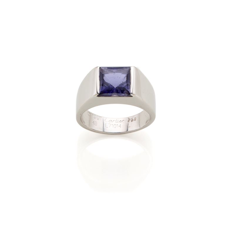 Anello Cartier in Oro e Iolite
