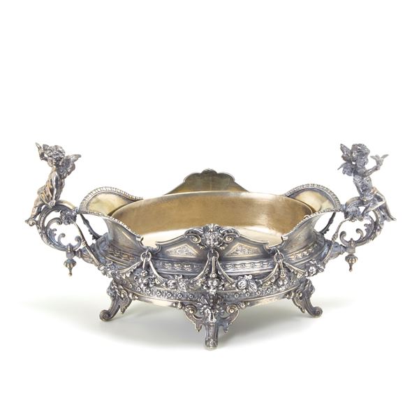 Silver cachepot  - Auction GIOIELLI OROLOGI E LUXURY GOODS - Faraone Casa d'Aste