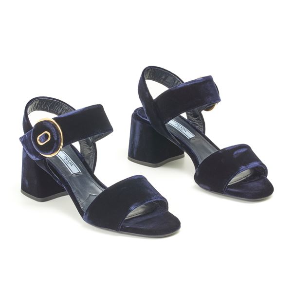 Prada heel sandals