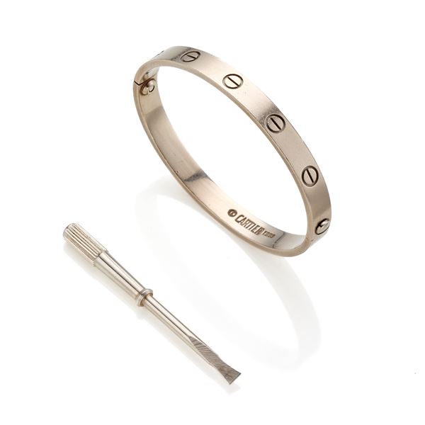 Cartier : Bracciale Love Cartier in oro  - Asta GIOIELLI, OROLOGI E LUXURY GOODS - Faraone Casa d'Aste