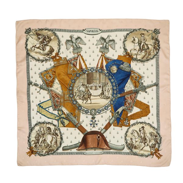 Hermes : Foulard Hermès  - Asta GIOIELLI, OROLOGI E LUXURY GOODS - Faraone Casa d'Aste