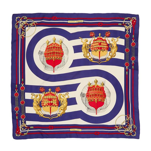 Hermes : Hermès scarf  - Auction GIOIELLI OROLOGI E LUXURY GOODS - Faraone Casa d'Aste