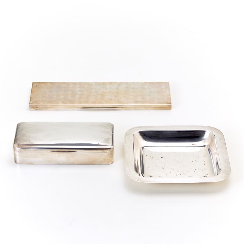 Lotto vario in argento