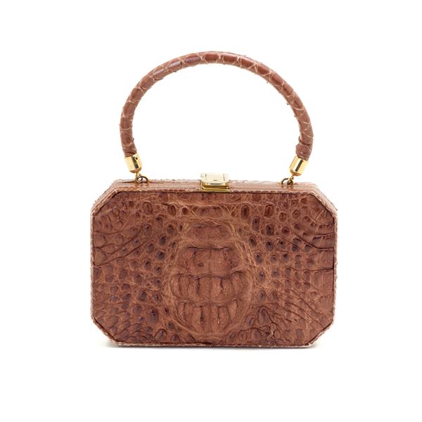 Crocodile skin bag