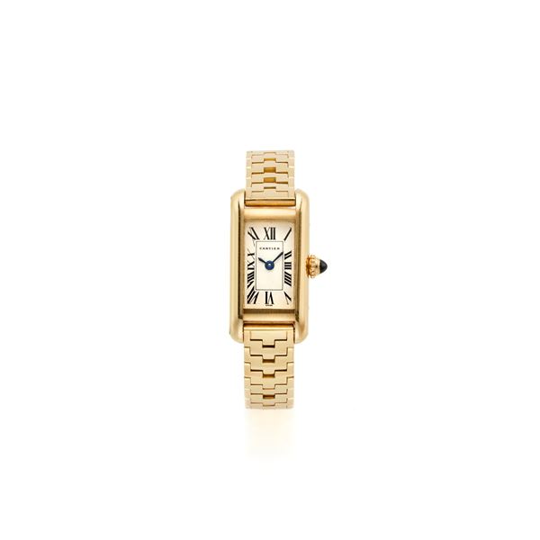Cartier : Cartier Tank  - Asta GIOIELLI, OROLOGI E LUXURY GOODS - Faraone Casa d'Aste