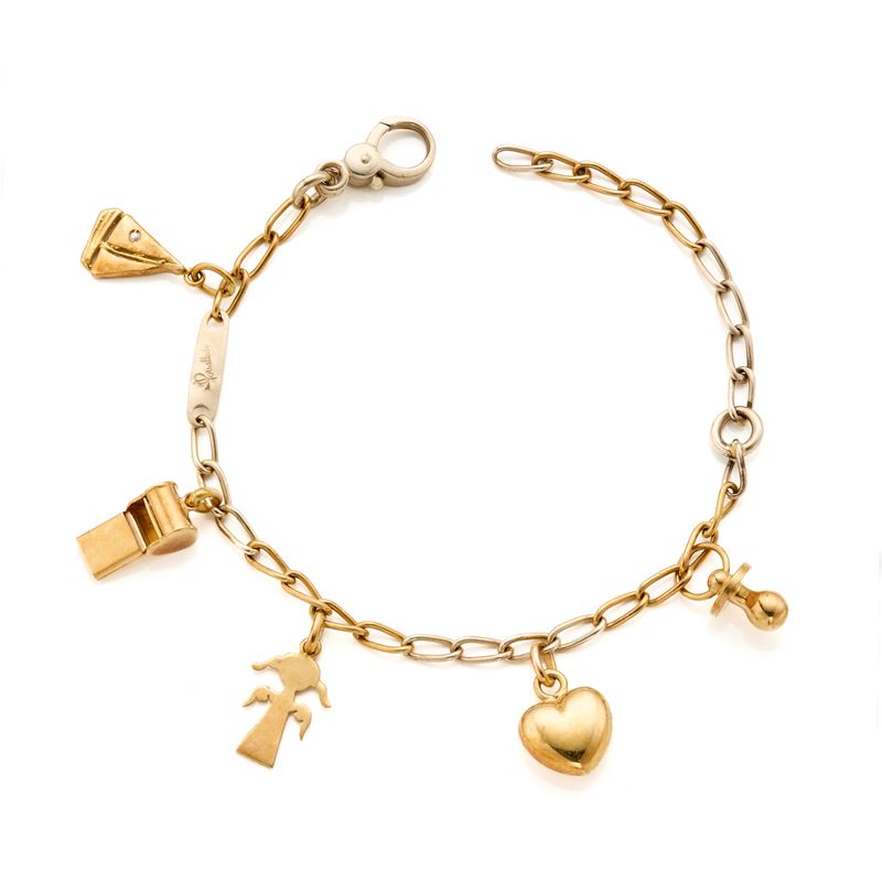 Bracciale Pomellato con charms in oro