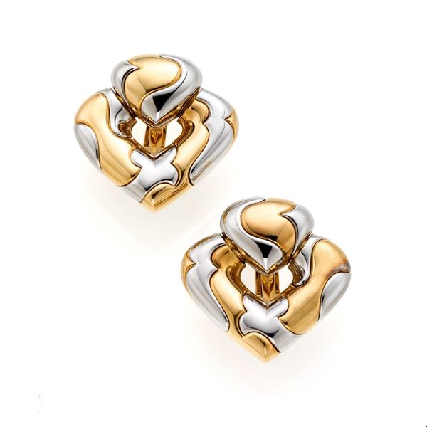 Marina B gold and steel earrings 