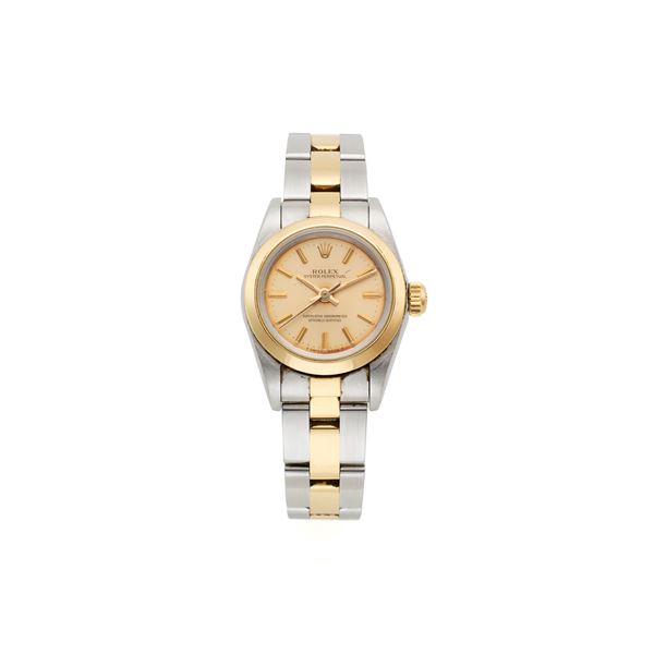 Rolex : Rolex Oyster Perpetual Lady  - Asta GIOIELLI, OROLOGI E LUXURY GOODS - Faraone Casa d'Aste