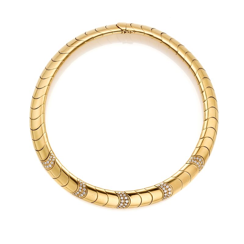 Collier Illario in oro con diamanti