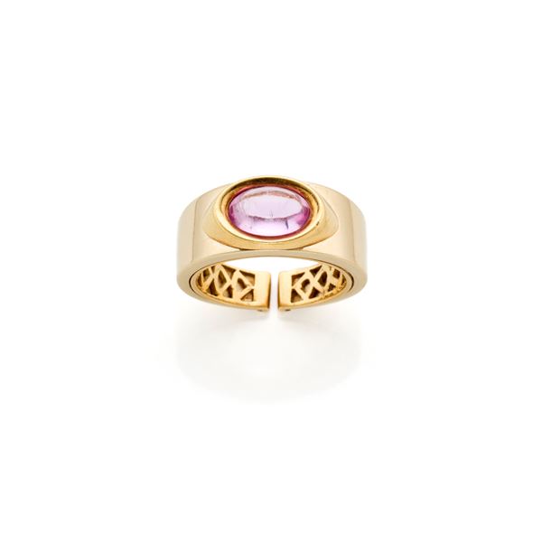 Anello Marina B in oro con tormalina 