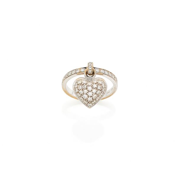 Anello in oro diamanti