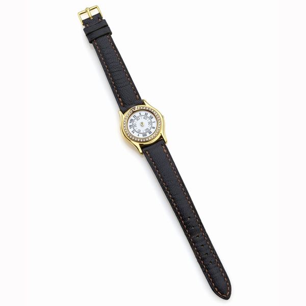 Faraone - Orologio Faraone Saltarello oro giallo e diamanti