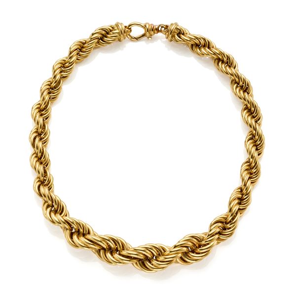 Gold necklace   - Auction GIOIELLI OROLOGI E LUXURY GOODS - Faraone Casa d'Aste