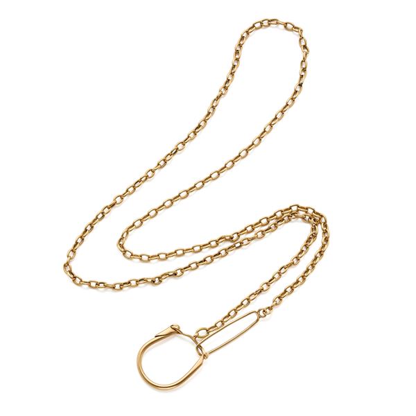 Gold watch chain