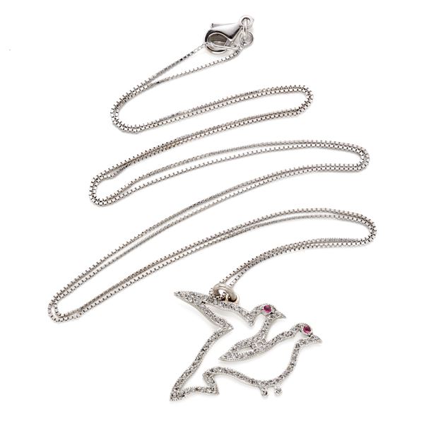 Collana in oro e diamanti 