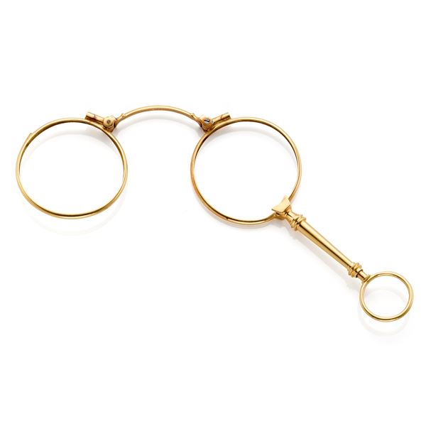 Lorgnette in oro