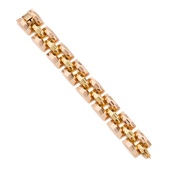 Gold modular bracelet