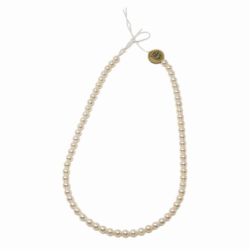 Filo di Perle di Mikimoto con Scatola, Controscatola e Garanzia