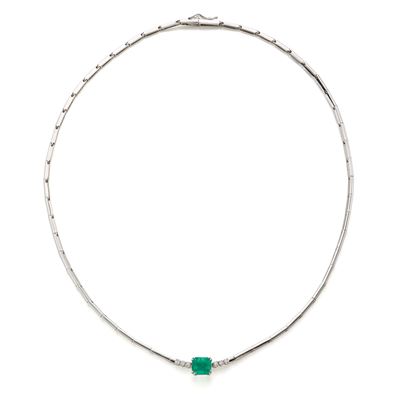 Collier in Oro con Smeraldo
