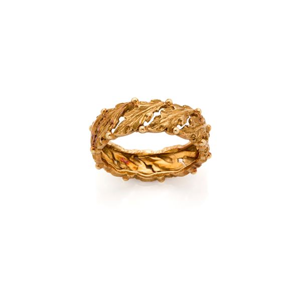 Anello firmato Federico Buccellati in oro