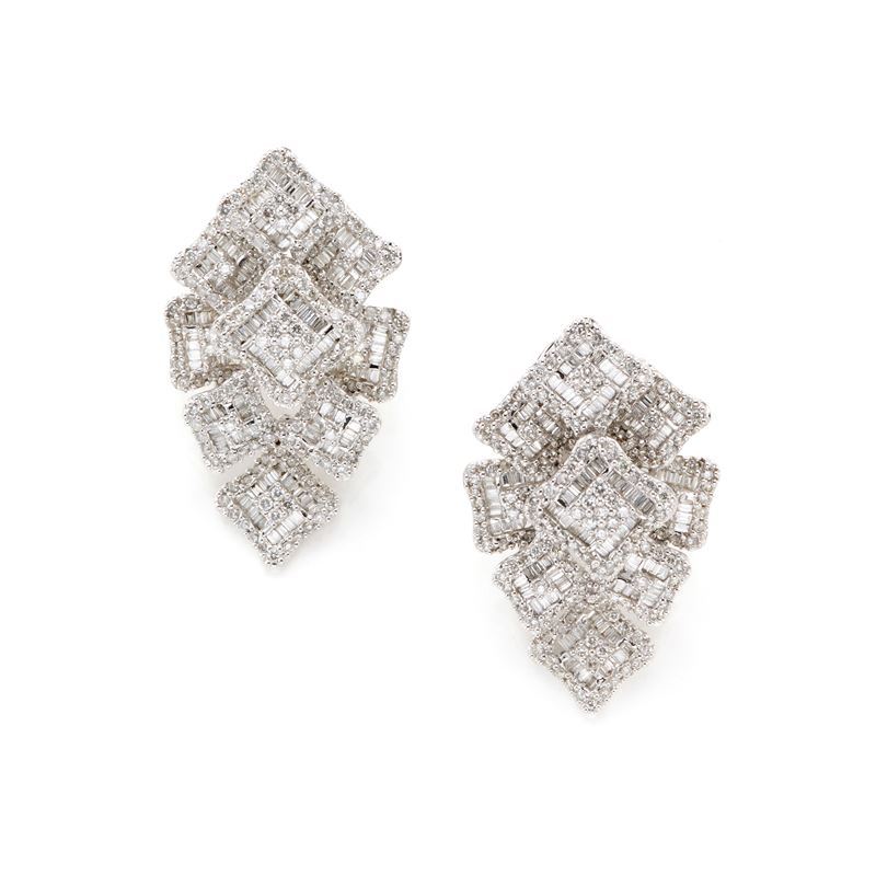 Orecchini in oro con diamanti