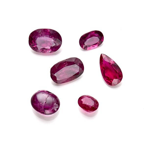 Six rubies