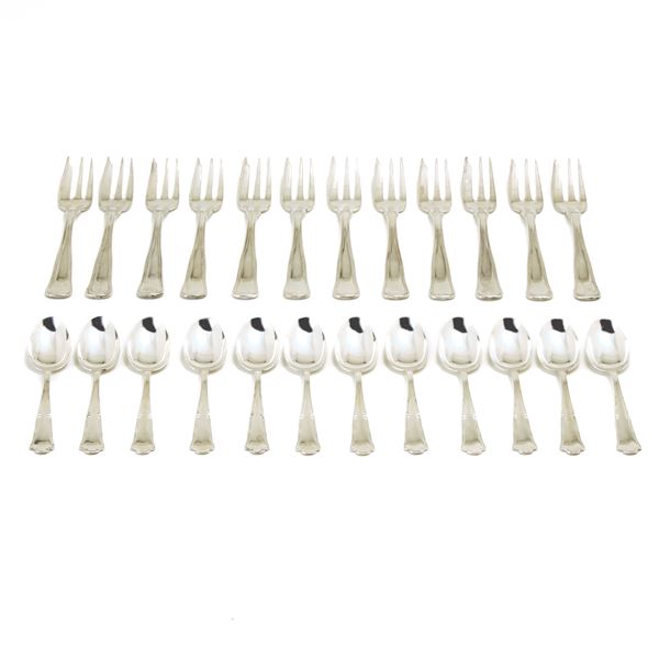 Silver lot   - Auction GIOIELLI, OROLOGI E LUXURY GOODS - Faraone Casa d'Aste