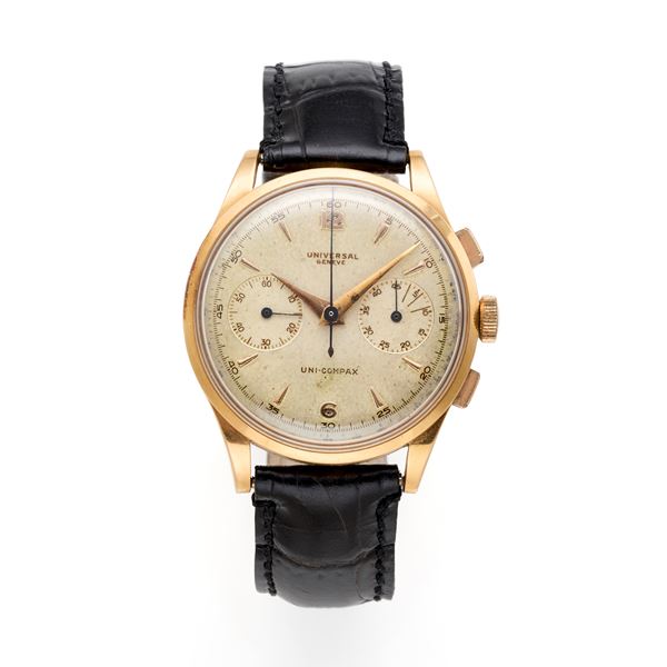 Universal Geneve Uni- Compax  - Asta GIOIELLI, OROLOGI E LUXURY GOODS - Faraone Casa d'Aste
