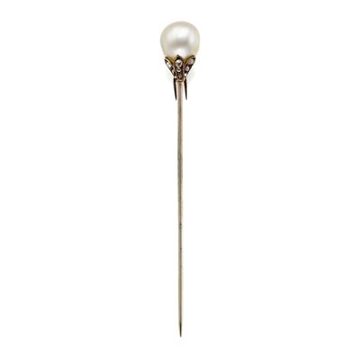 Spillone con Perla Naturale