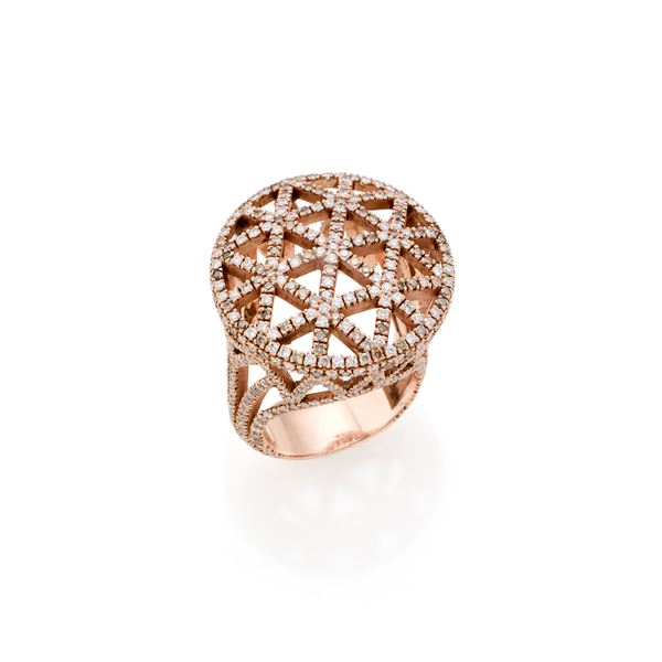 Anello in oro e diamanti