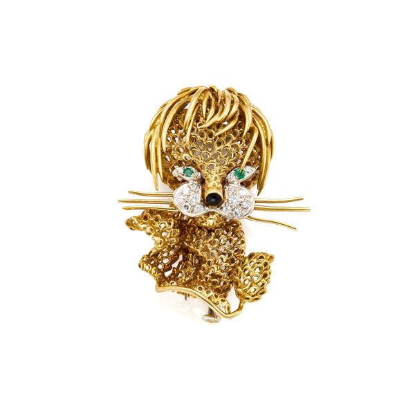 Spilla in oro   - Asta GIOIELLI, OROLOGI E LUXURY GOODS - Faraone Casa d'Aste