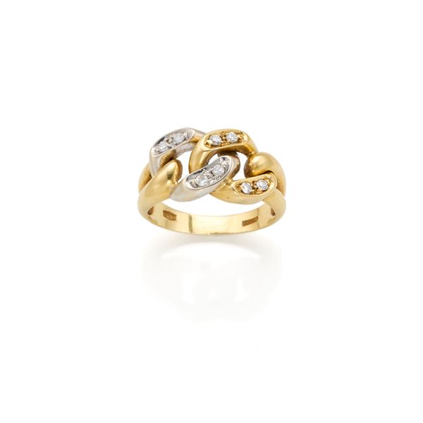 Anello in oro e diamanti