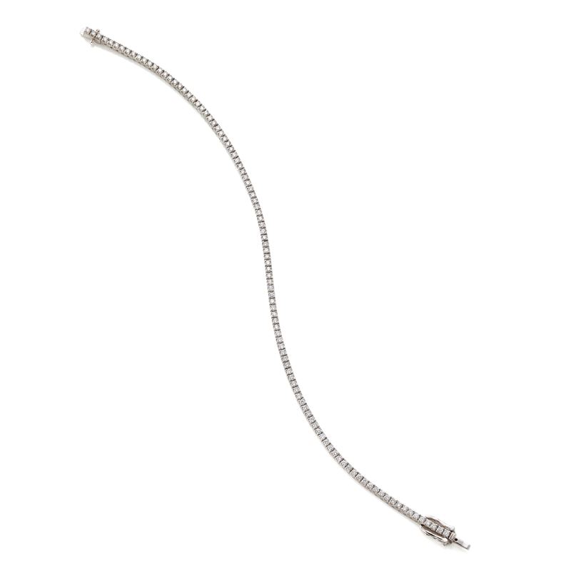 Bracciale tennis in oro e diamanti