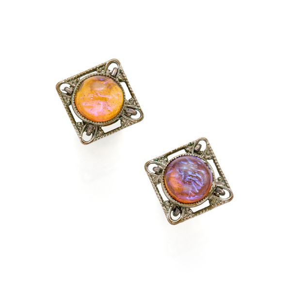 Silver earrings