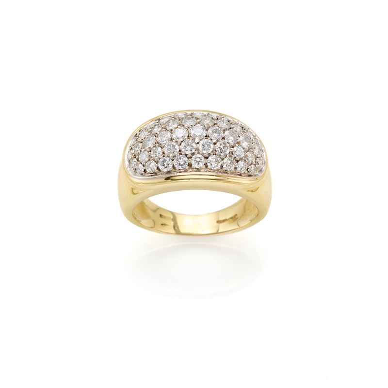 Anello in oro e diamanti