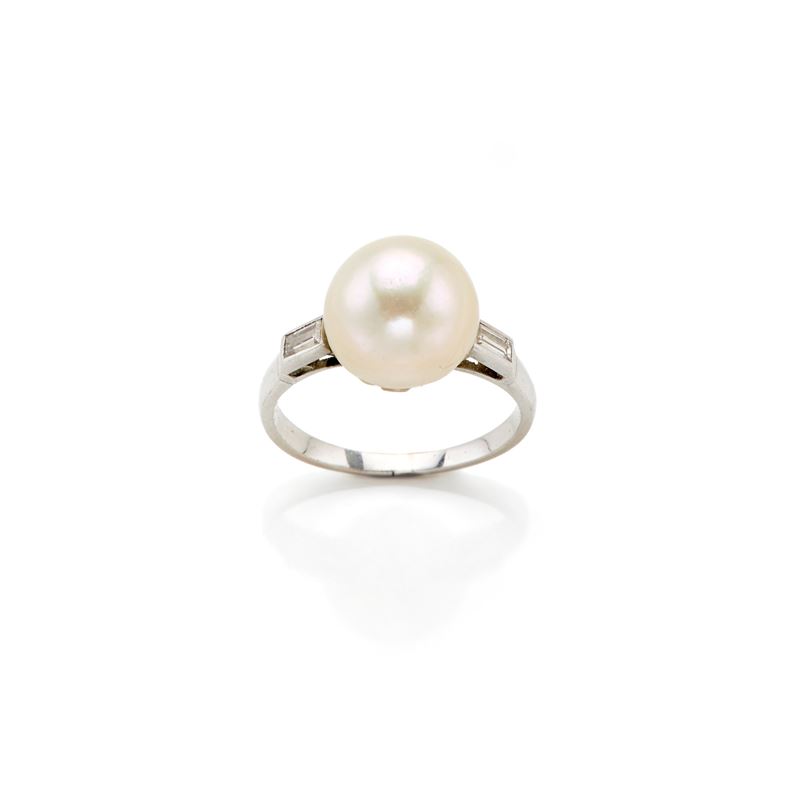 Anello con Perla Naturale