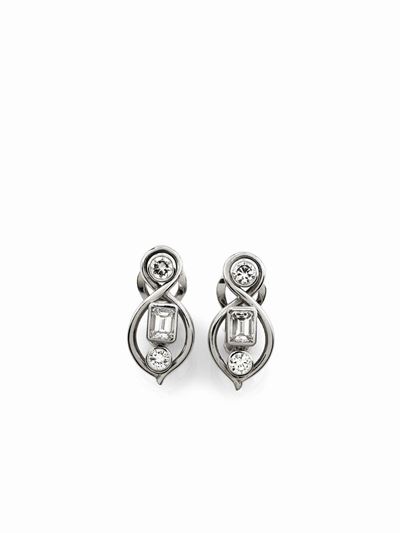 Orecchini Oro Bianco e Diamanti