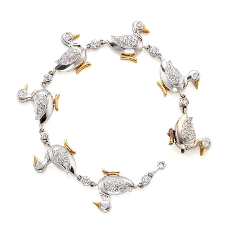 Bracciale in Oro e Diamanti