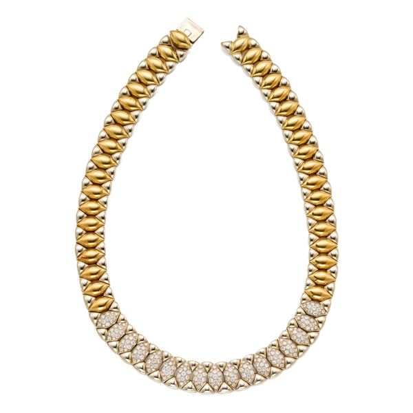 Collier in oro con diamanti