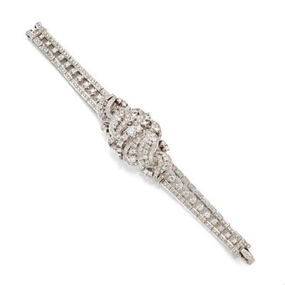Bracciale in Oro Bianco con Diamanti