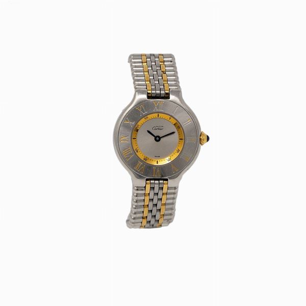 Cartier - Cartier Must 21 acciaio e oro giallo