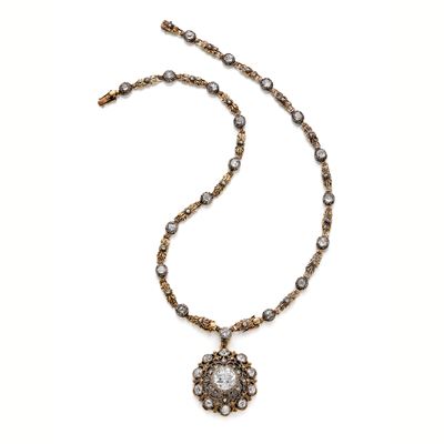 Collier Mario Buccellati in Oro, Argento e Diamanti