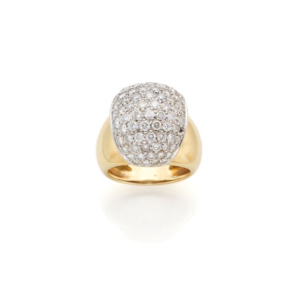 Anello in oro e diamanti