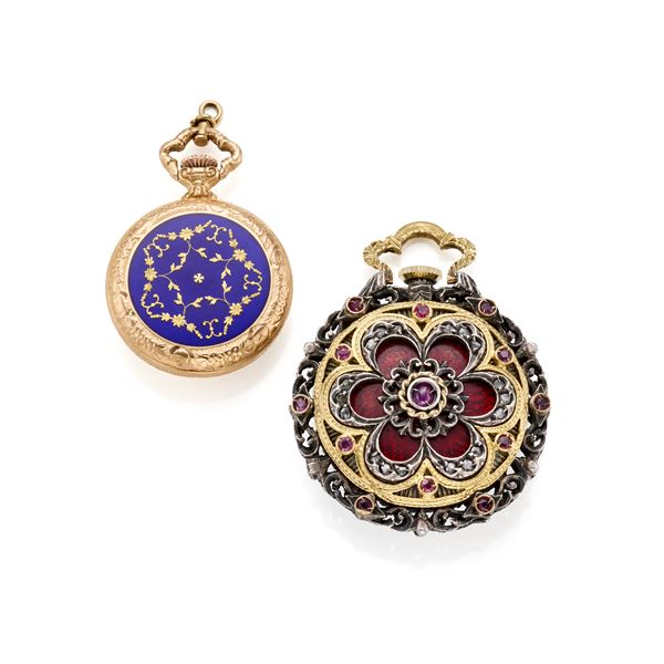 Two pocket watches