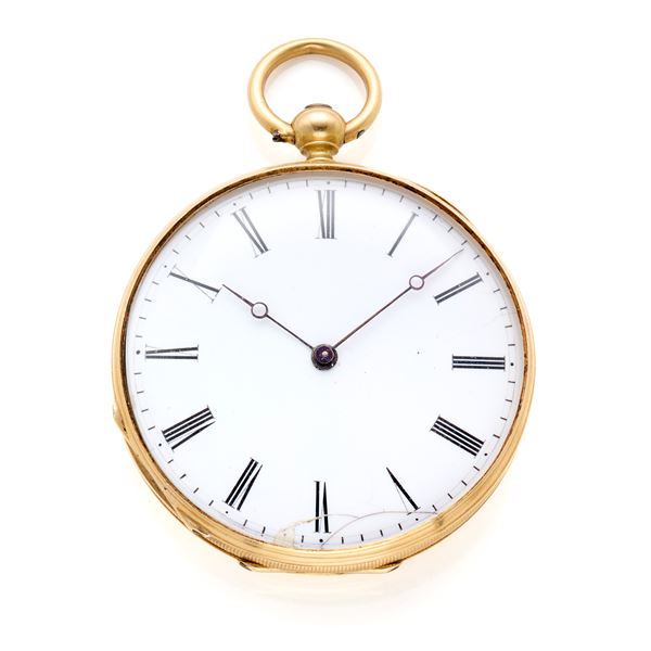 Gold pocket watch 