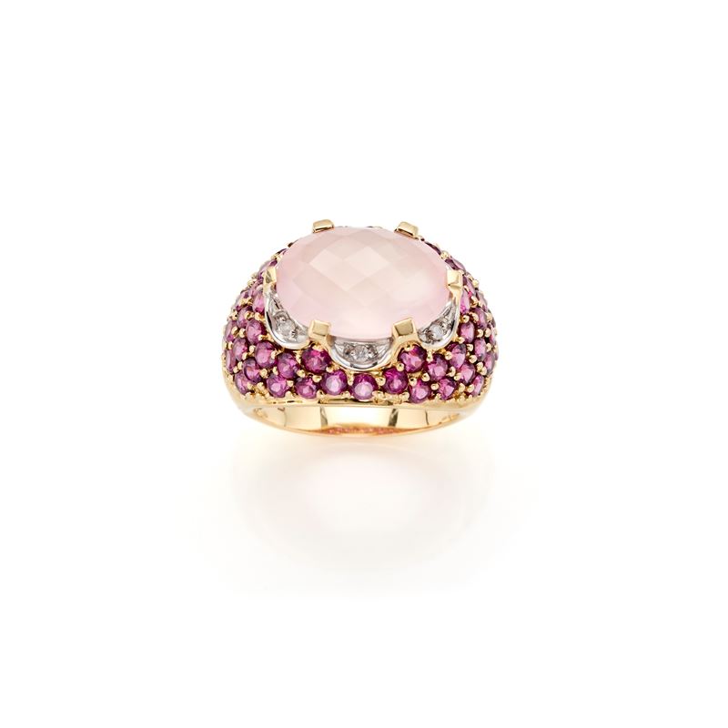 Anello in Oro con Quarzo