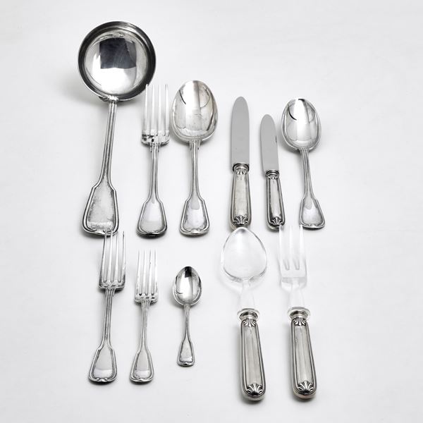 Silver cutlery service signed Cesa   - Auction GIOIELLI, OROLOGI E LUXURY GOODS - Faraone Casa d'Aste