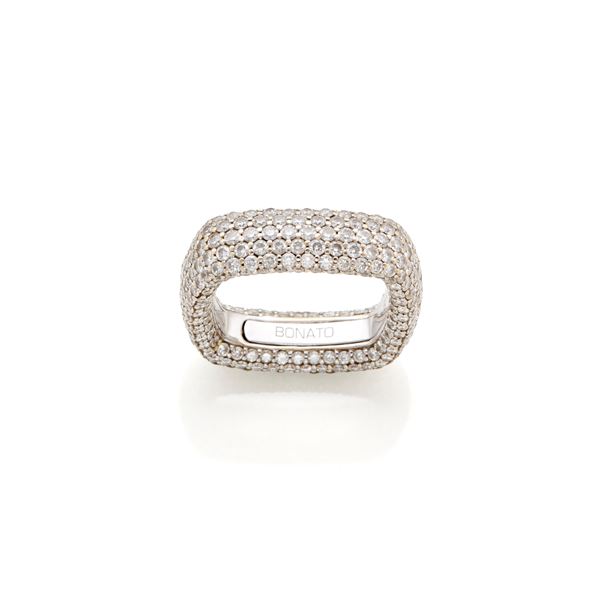 Gold and diamond ring  - Auction GIOIELLI, OROLOGI E LUXURY GOODS - Faraone Casa d'Aste