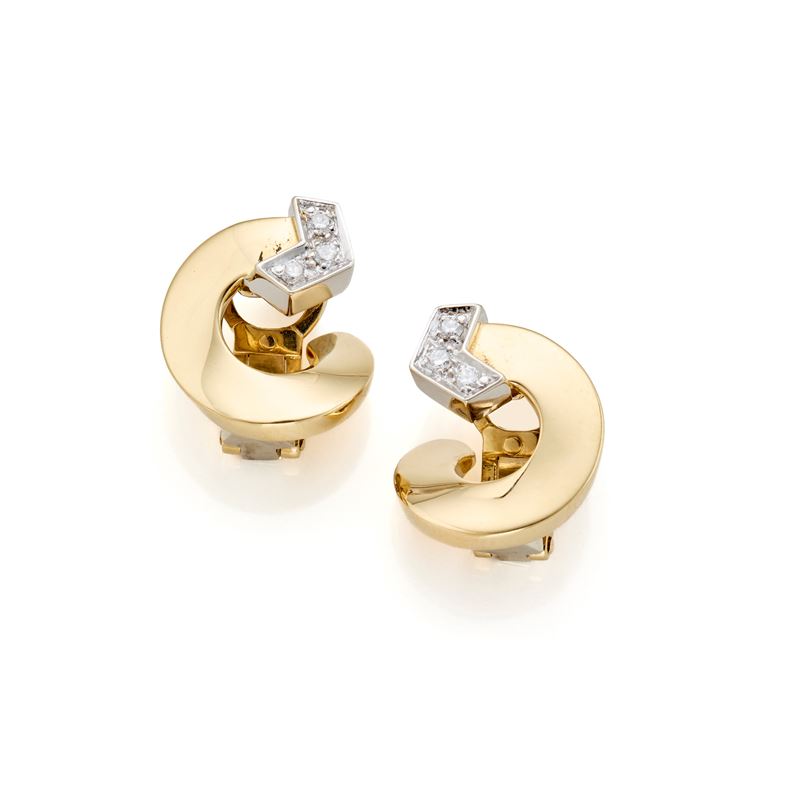 Orecchini Pomellato in Oro e Diamanti