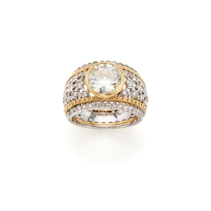 Anello in Oro con Diamante